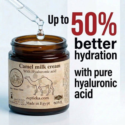 Camel milk cream with Hyaluronic acid