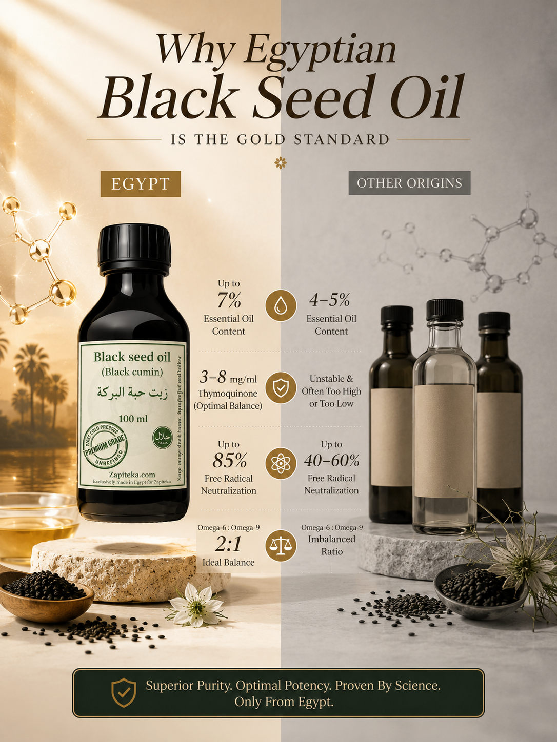 100% Cold Pressed Black Seed Oil