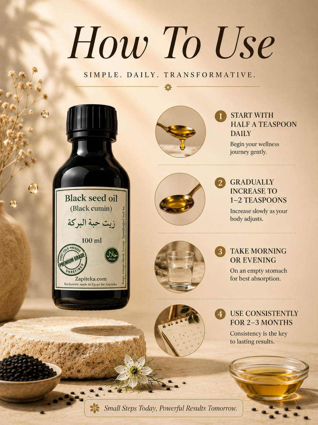 100% Cold Pressed Black Seed Oil