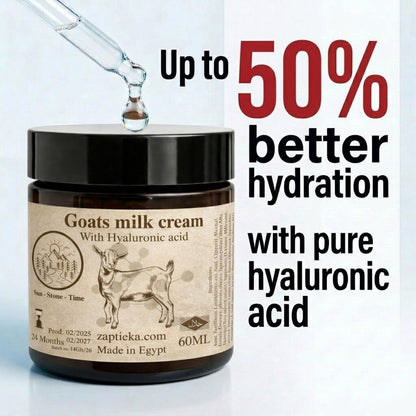 Goats milk cream with Hyaluronic acid