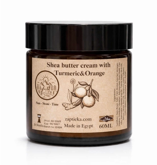 Sheabuttercreme mit Kurkuma & Orange