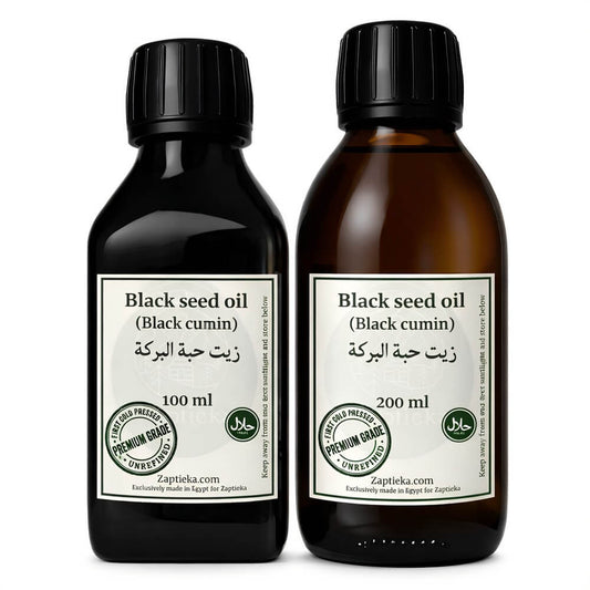 Black cumin seed oil food-grade (first cold pressed)