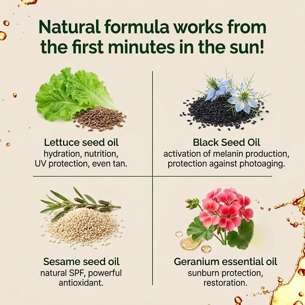 Bronzing oil
