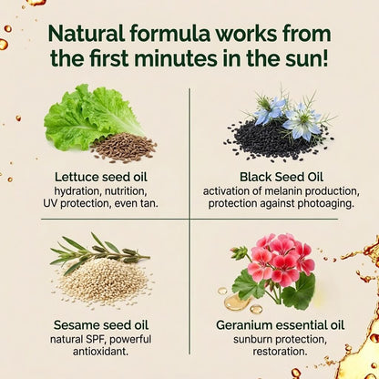 Bronzing oil