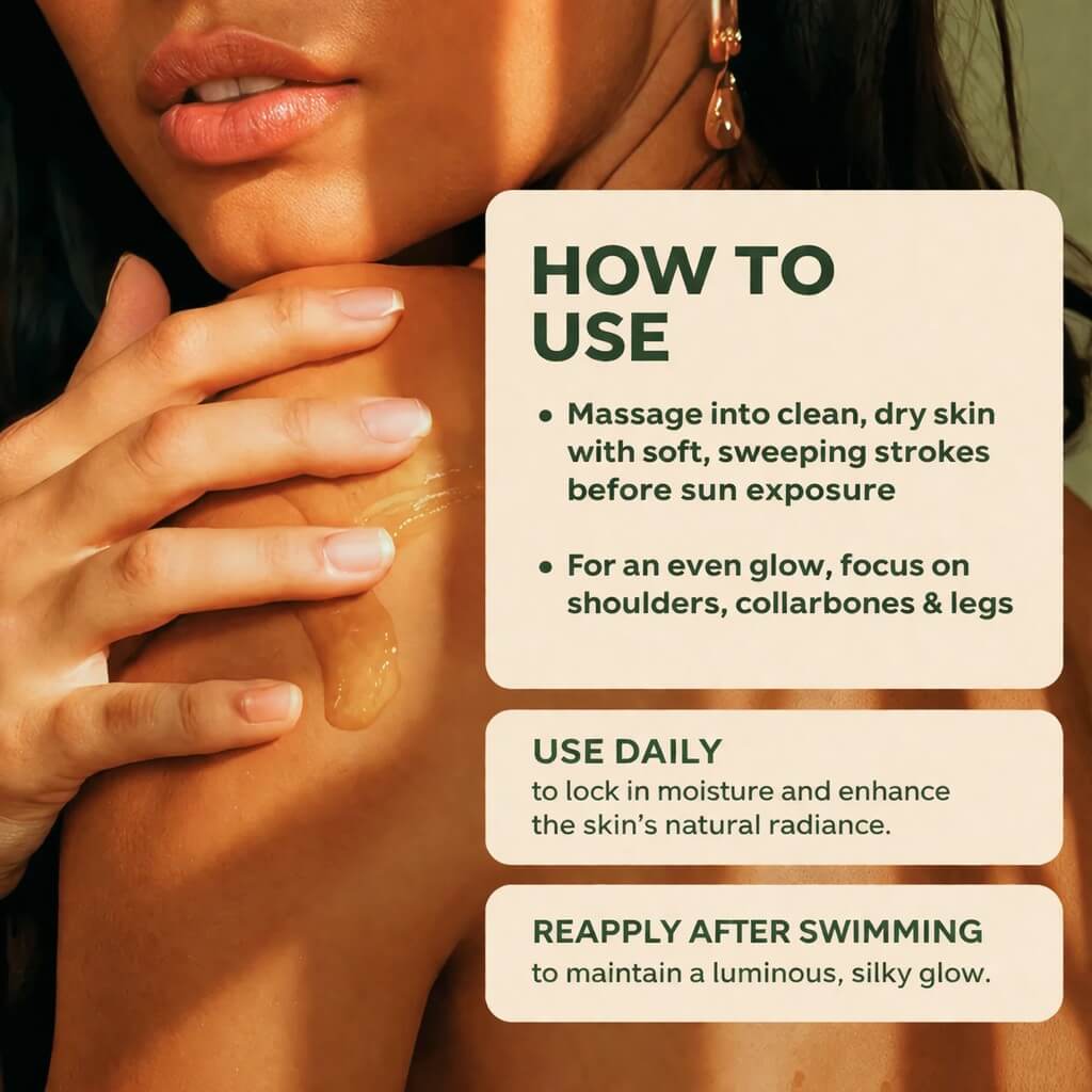 Bronzing oil