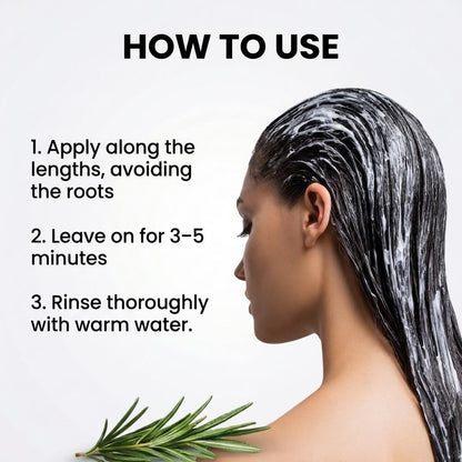 Hair Conditioner with Shea Butter and Rosemary Essential Oil for Strength and Volume