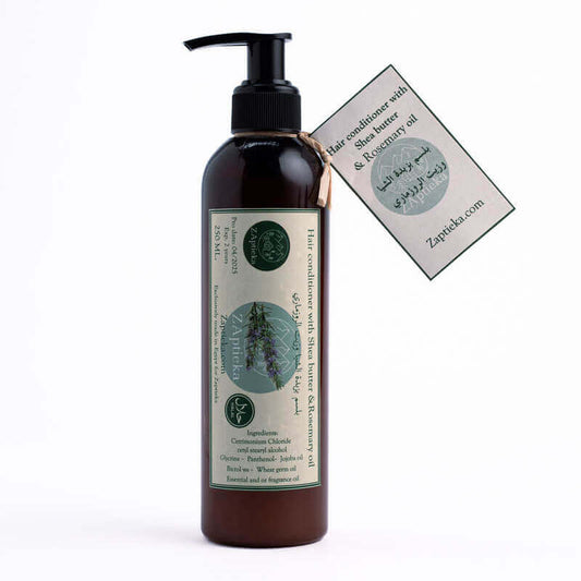 Hair Conditioner with Shea Butter and Rosemary Essential Oil for Strength and Volume