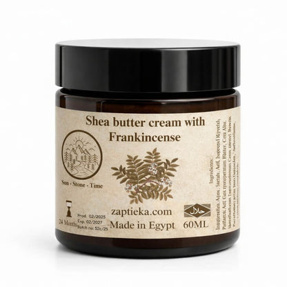 Crème au beurre de karité et à l'encens