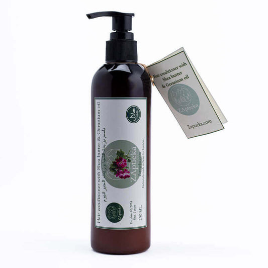 Conditioner with Shea Butter and Geranium Essential Oil for All Hair Types