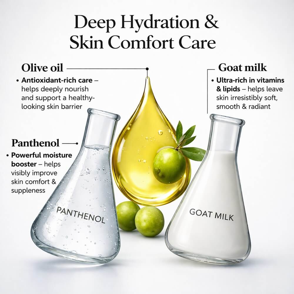 Goat’s milk body lotion
