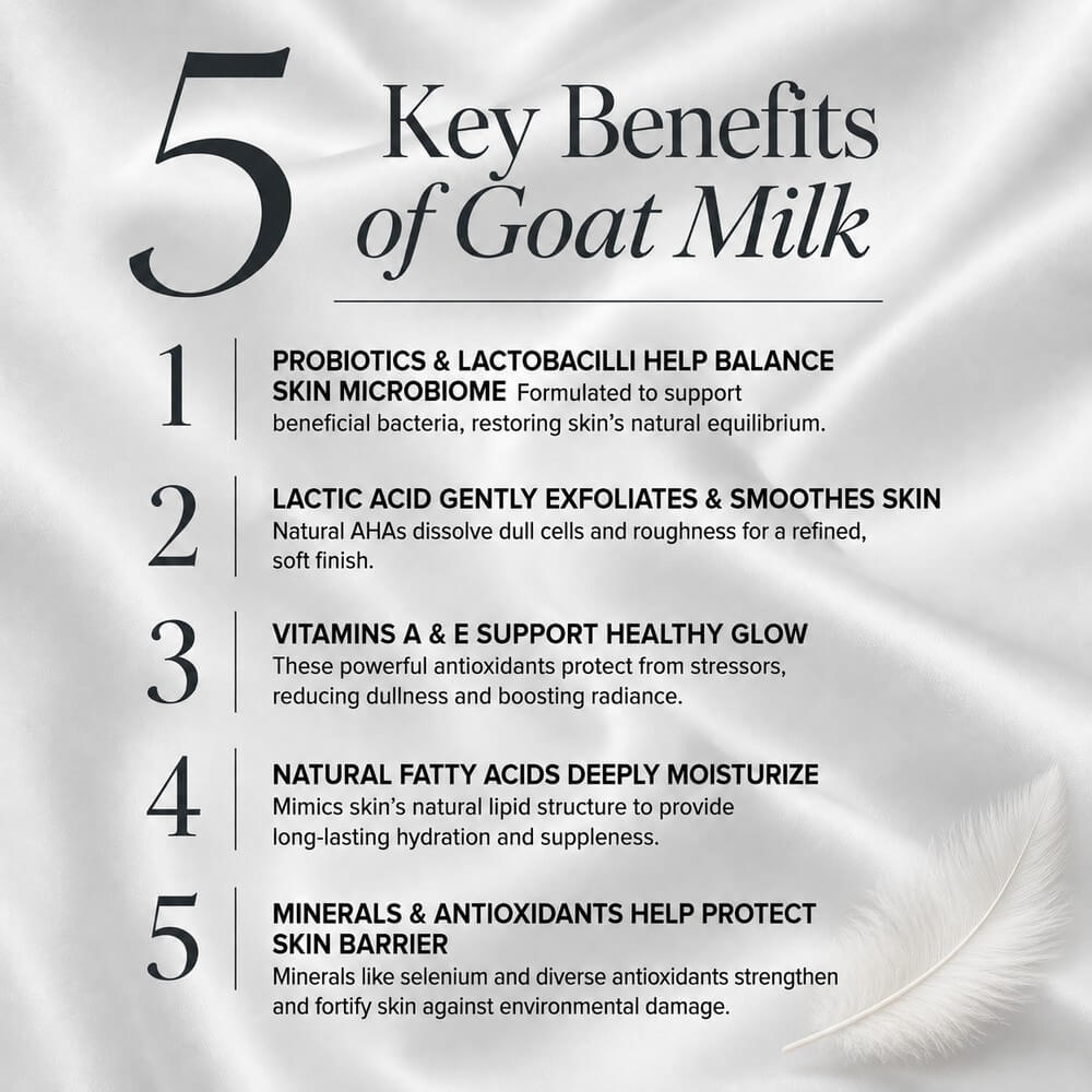 Goat’s milk body lotion