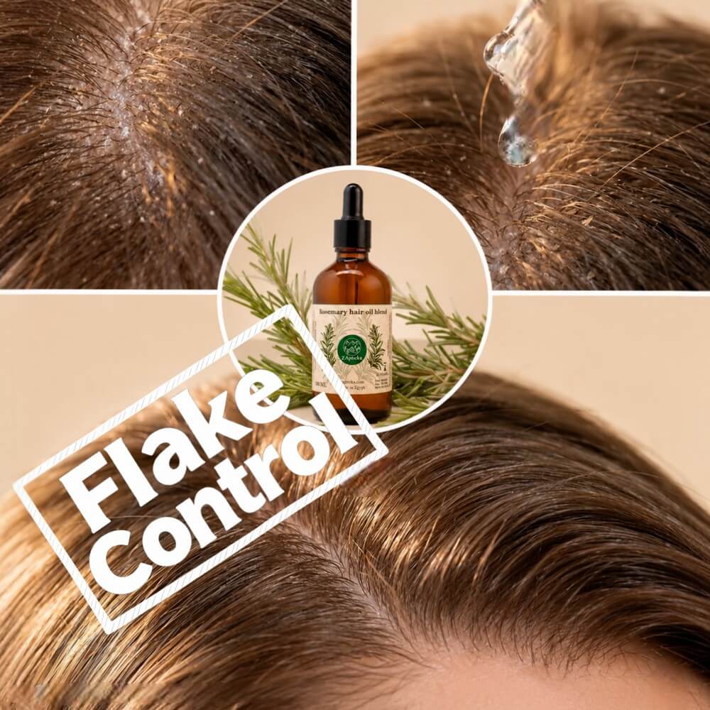 The best mixture for hair loss and hair growth with rosemary
