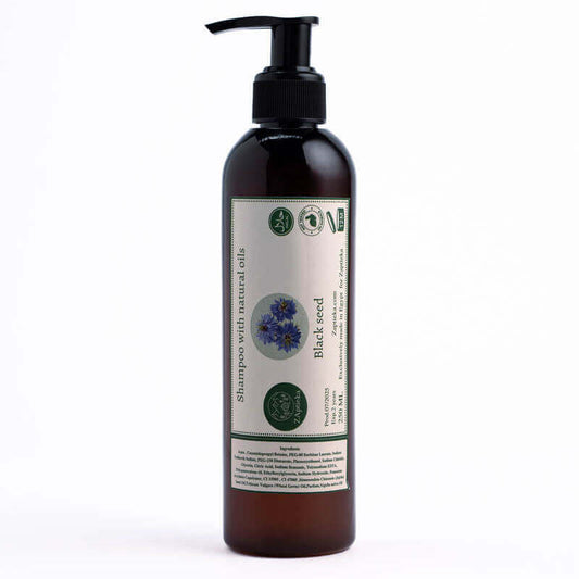 Shampoo with Natural Oils & Black Seed Oil for Strengthening All Hair Types