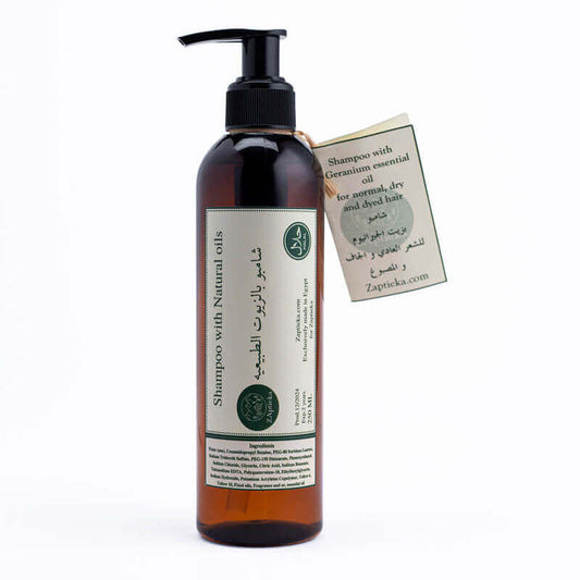 Shampoo with natural oils Geranium for All Hair Types