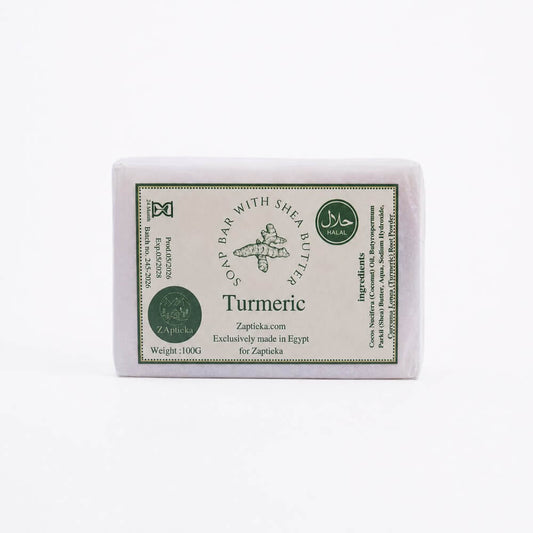 Natural Oil Soap with Turmeric for Face and Body