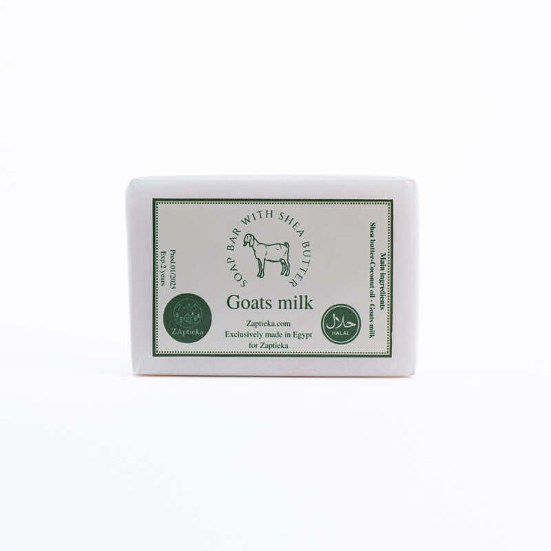 Soap made of natural oils with goat's milk for face and body