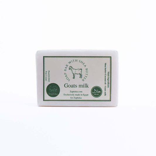 Soap made of natural oils with goat's milk for face and body